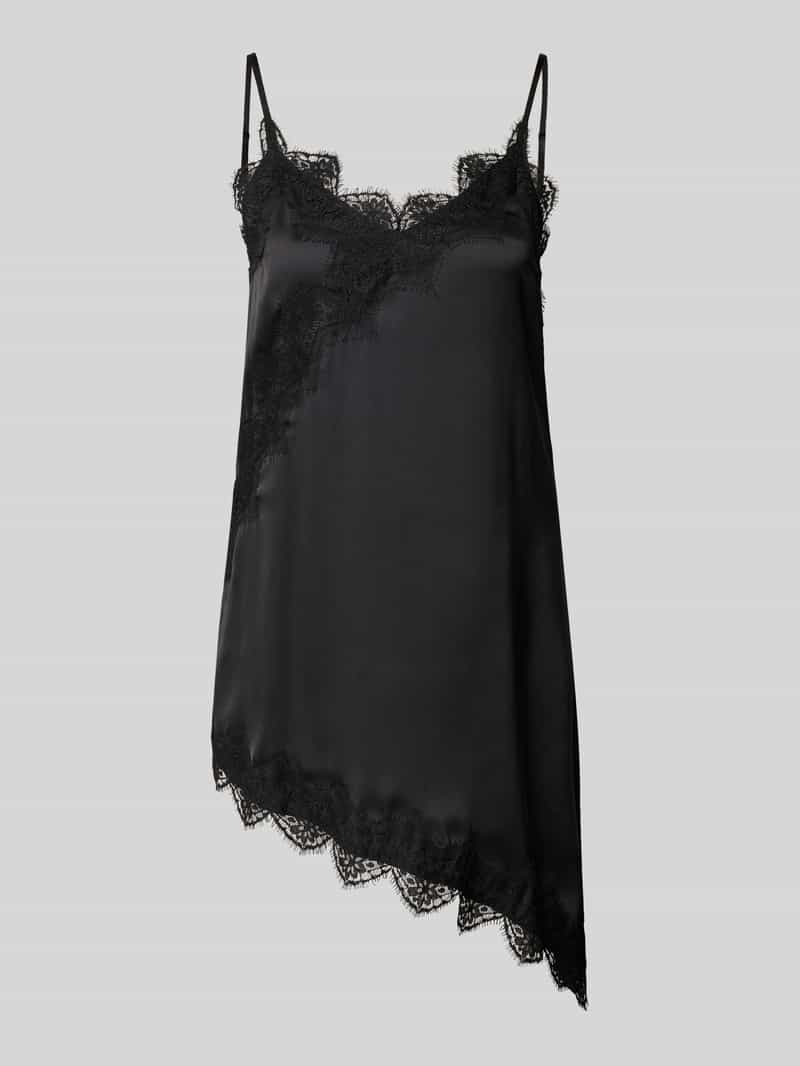 Pieces Avondjurk met asymmetrische zoom model 'PCELVA'