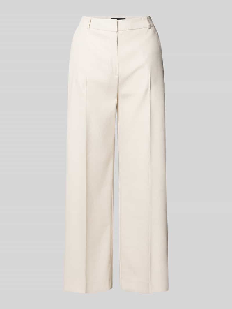 comma Straight leg pantalon met bandplooien