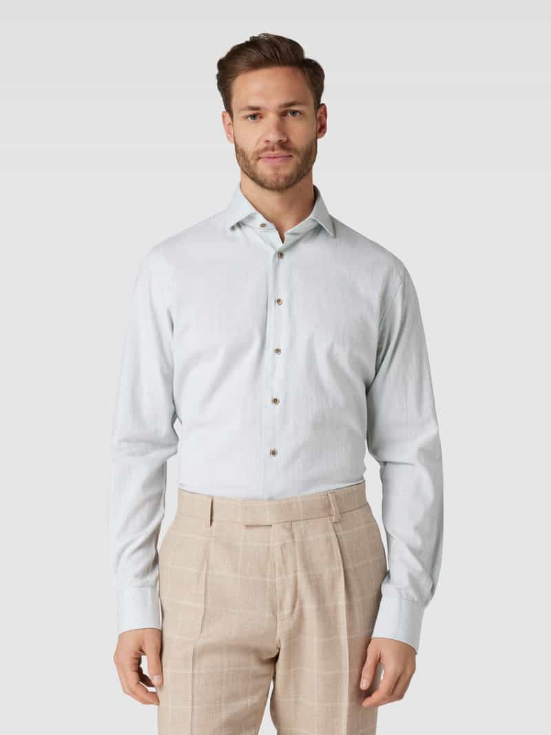 Regular fit zakelijk overhemd met haaikraag Profuomo