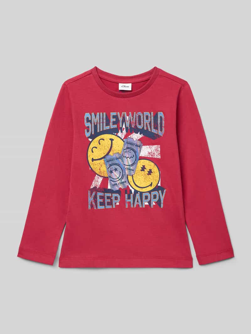 s.Oliver RED LABEL Regular fit shirt met lange mouwen van puur katoen