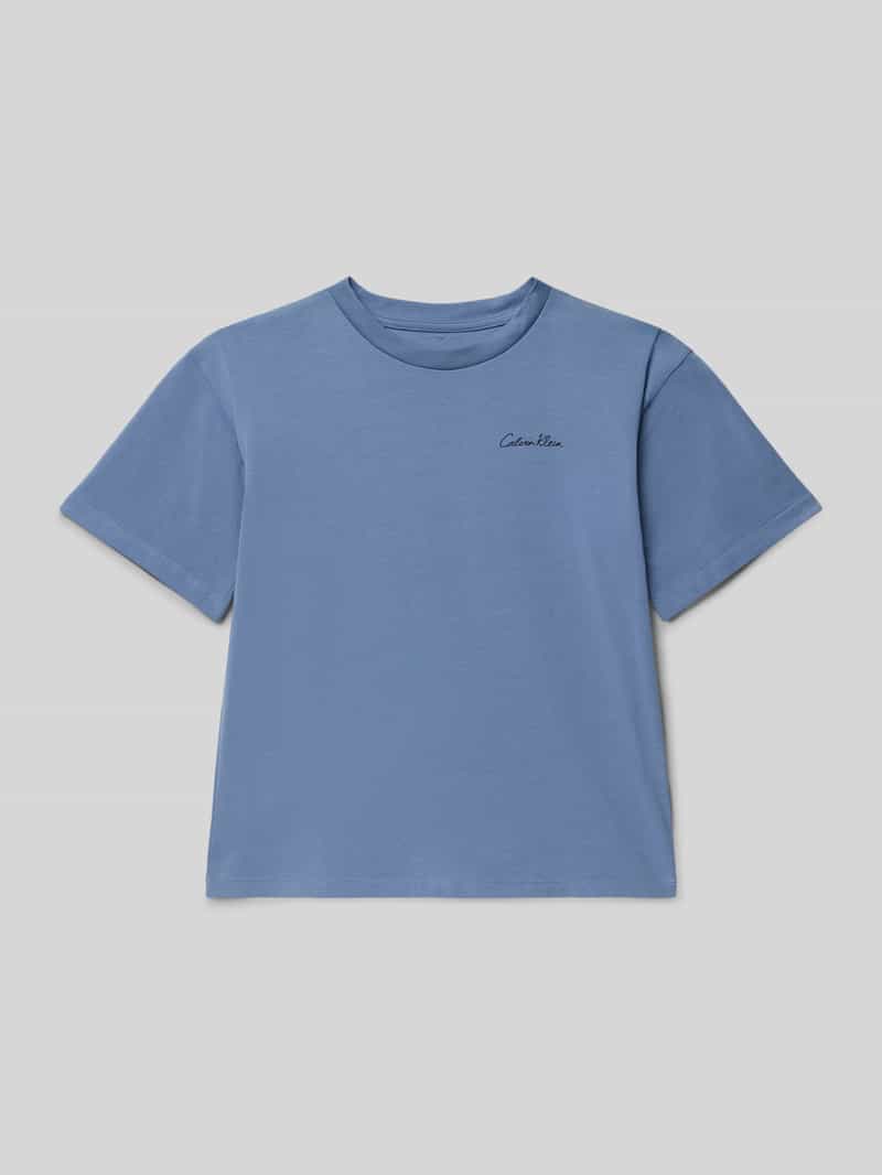 Calvin Klein Jeans Regular fit T-shirt met logoprint model 'Polaroid'