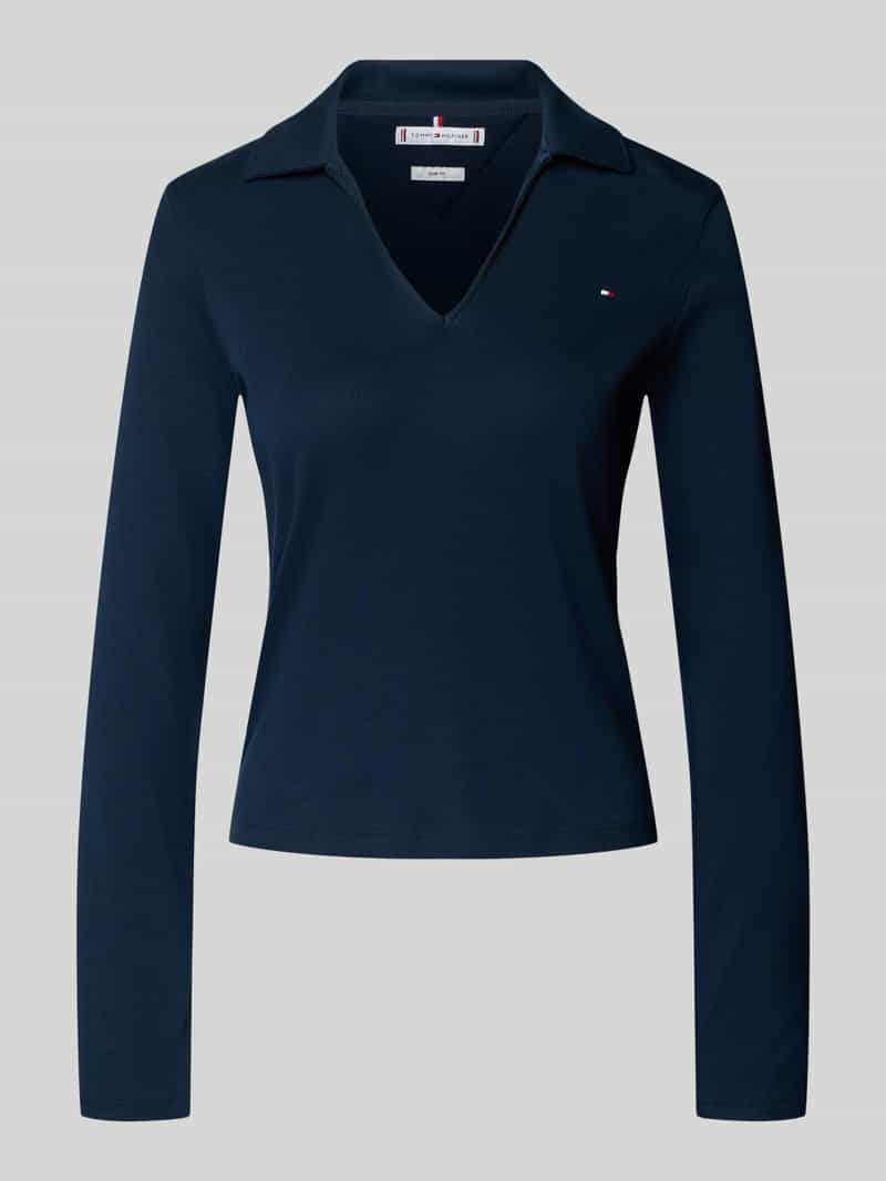 Tommy Hilfiger Slim fit shirt met lange mouwen van puur katoen