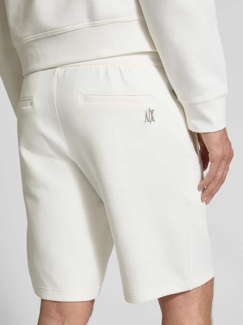 Armani Exchange Sweatshorts met elastische band