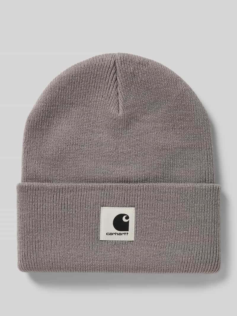 Carhartt Work In Progress Beanie met labelpatch model 'Ashley'