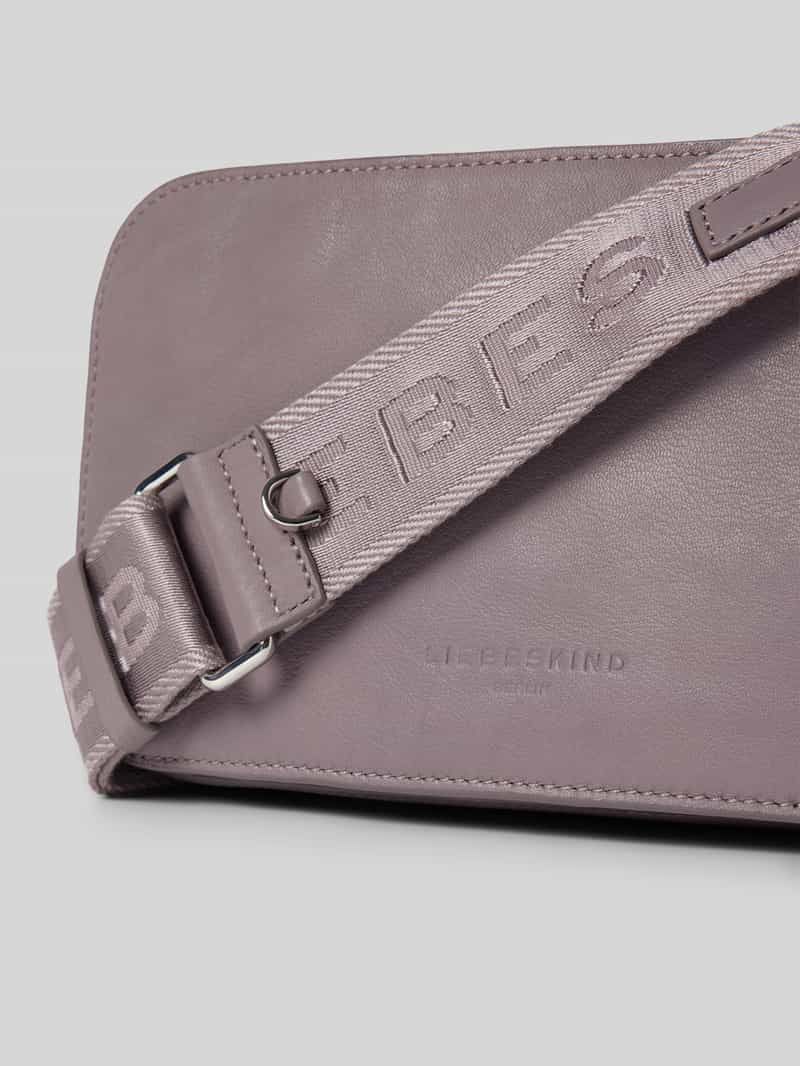 liebeskind berlin Leren handtas met label in reliëf model 'CLARICE'