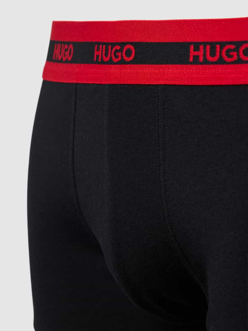 HUGO Boxershort met elastische band in een set van 3 stuks