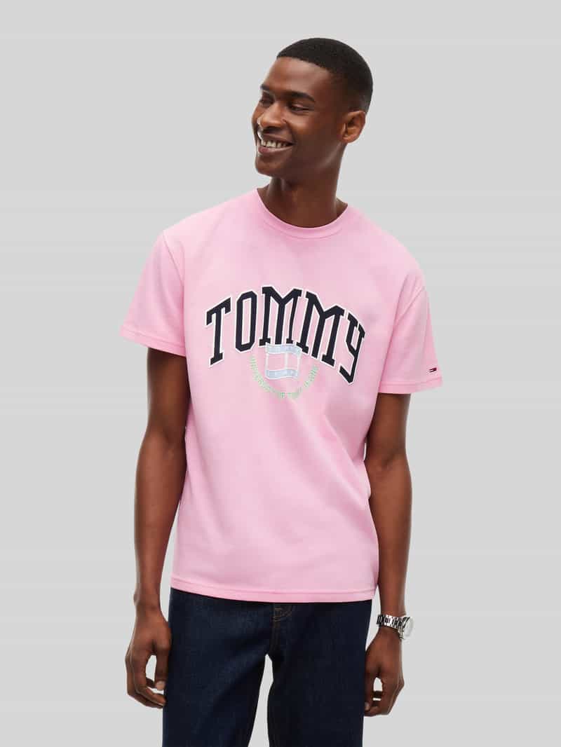Tommy Jeans Regular fit t-shirt van puur katoen