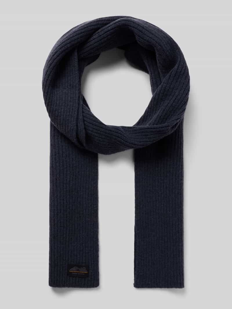 camel active Sjaal in gebreide look van zuivere wol