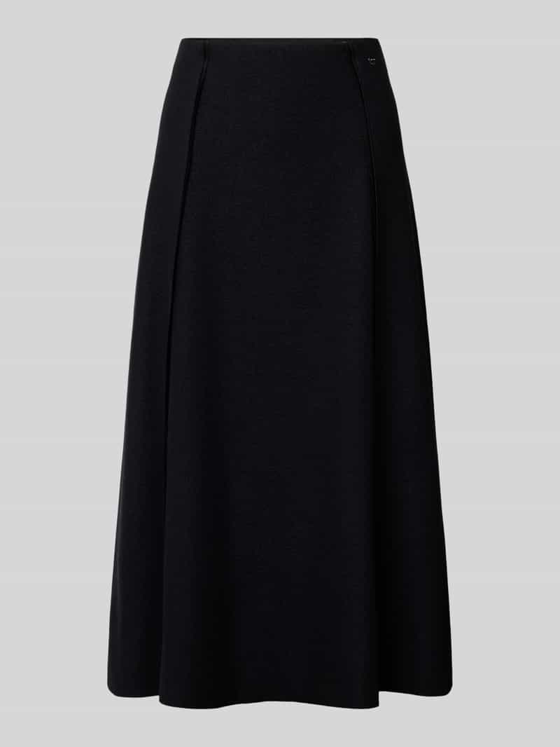 Marc Cain Midirok van wol met deelnaden