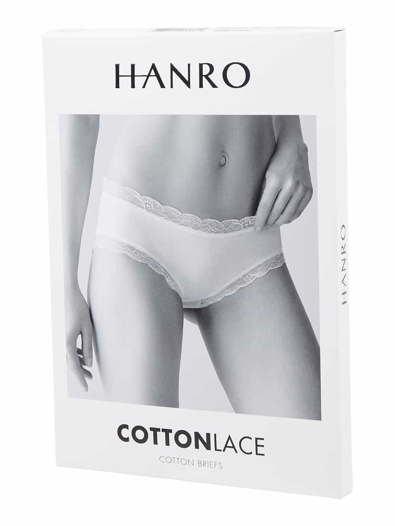 Hanro Heupslip met kant model 'Cotton Lace'