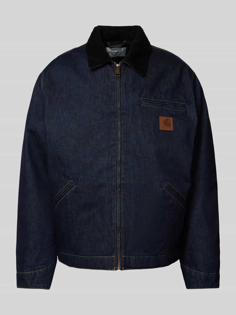 Carhartt Work In Progress Jeansjack met paspelzakken model 'DETROIT'