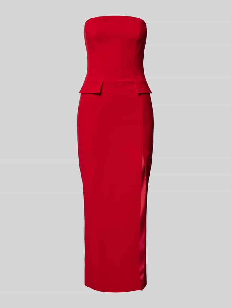 bardot Cocktailjurk met loopsplit model 'NIKKI'