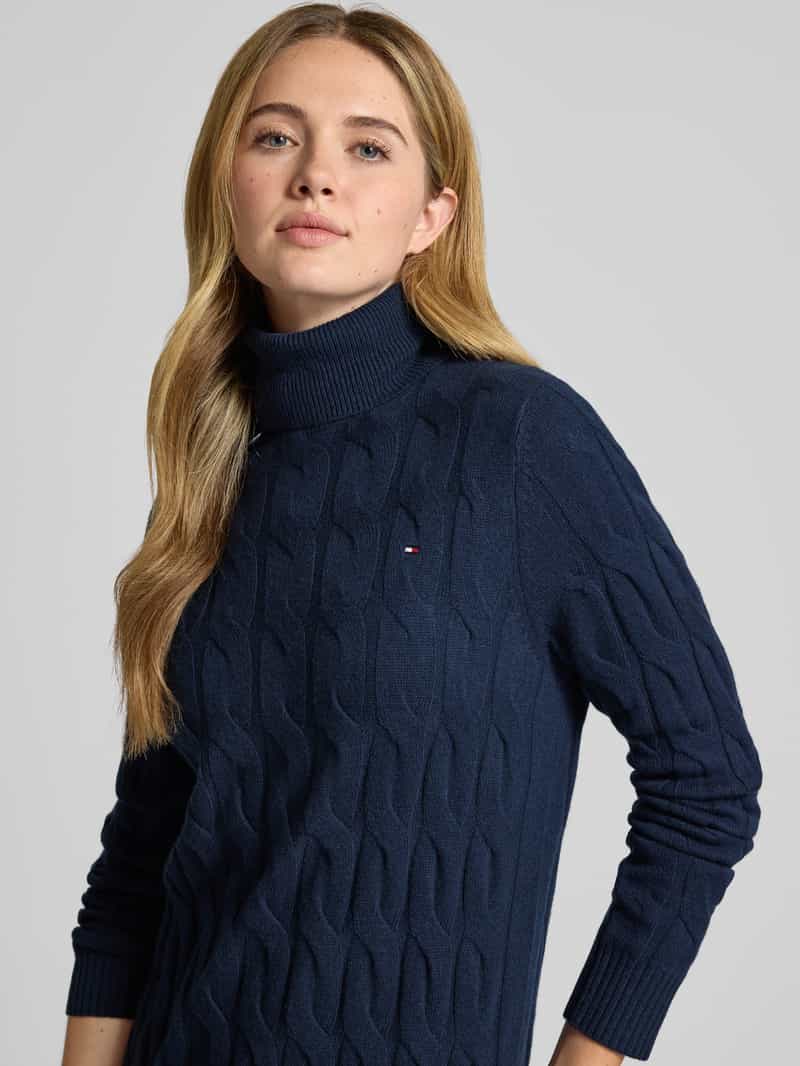 Tommy Hilfiger Soepele gebreide jurk van wolmix