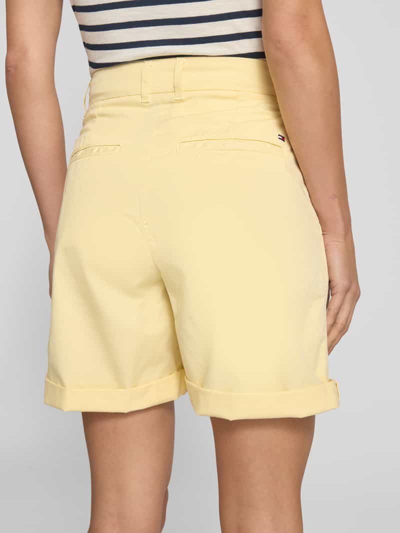 Tommy Hilfiger Relaxed fit korte chino van katoenmix