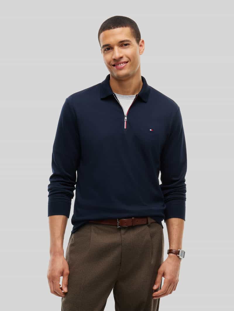Tommy Hilfiger Regular fit poloshirt van puur katoen model 'LIQUID'