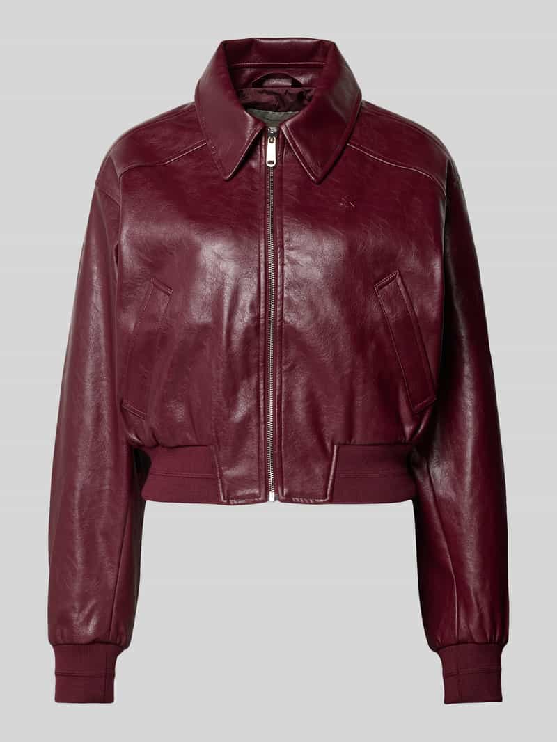 Calvin Klein Jeans Kort jack in leerlook