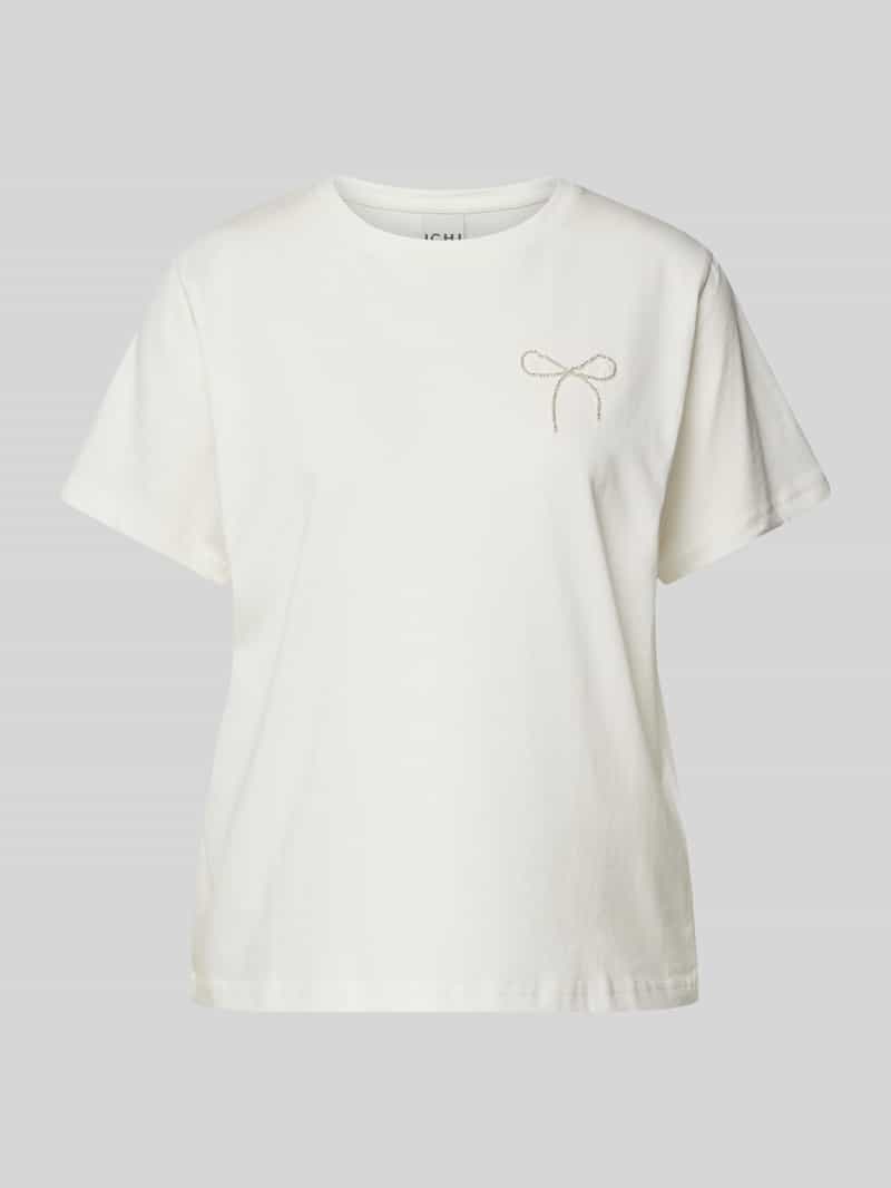 Ichi T-shirt met applicatie model 'NYNNA'