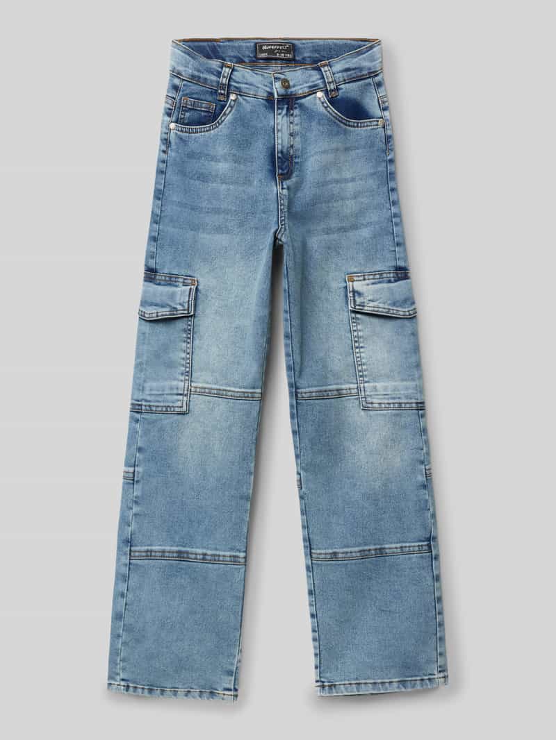 Blue Effect Regular fit jeans met cargozakken