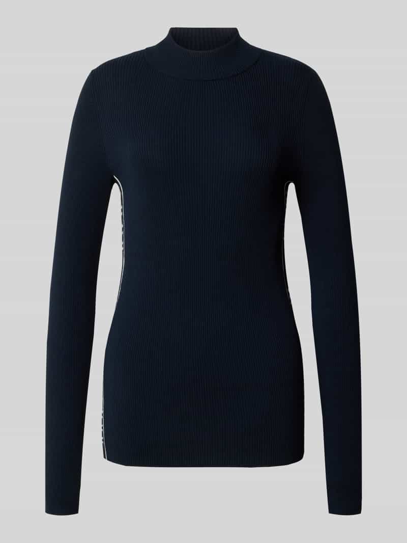 Joop! Gebreide pullover met opstaande kraag model 'Koni'