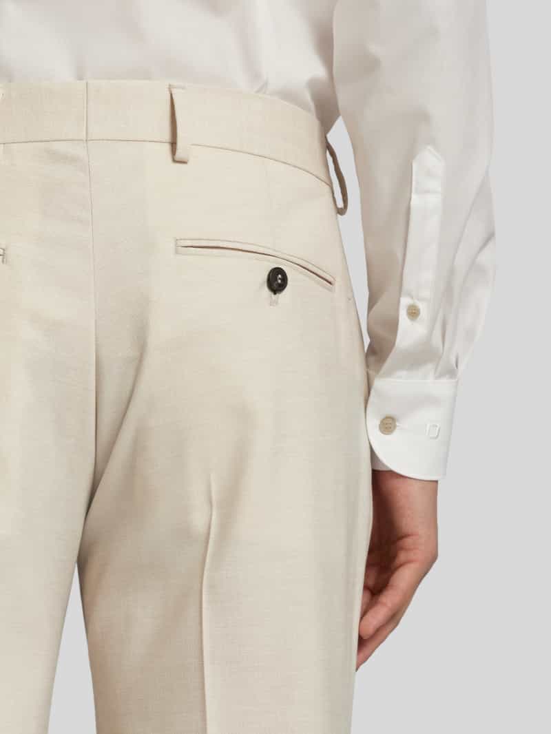 Selected Homme Stoffen broek met bandplooien model 'NEIL'