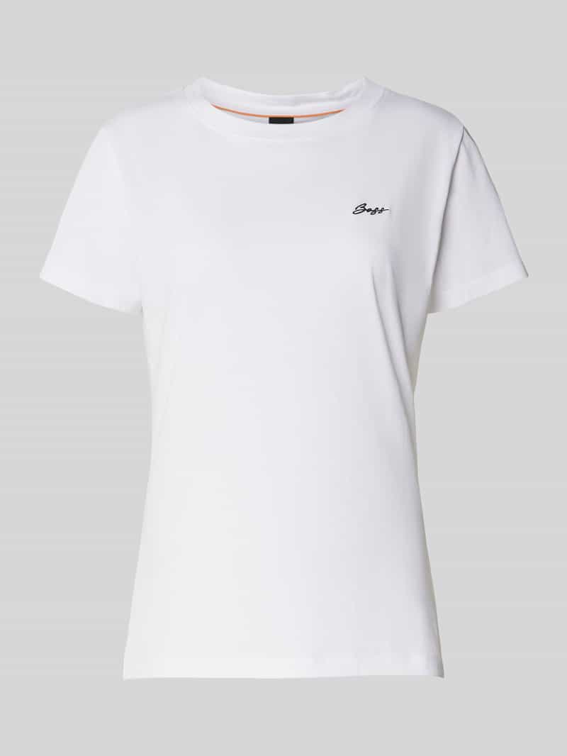 Boss Orange Regular fit T-shirt van puur katoen