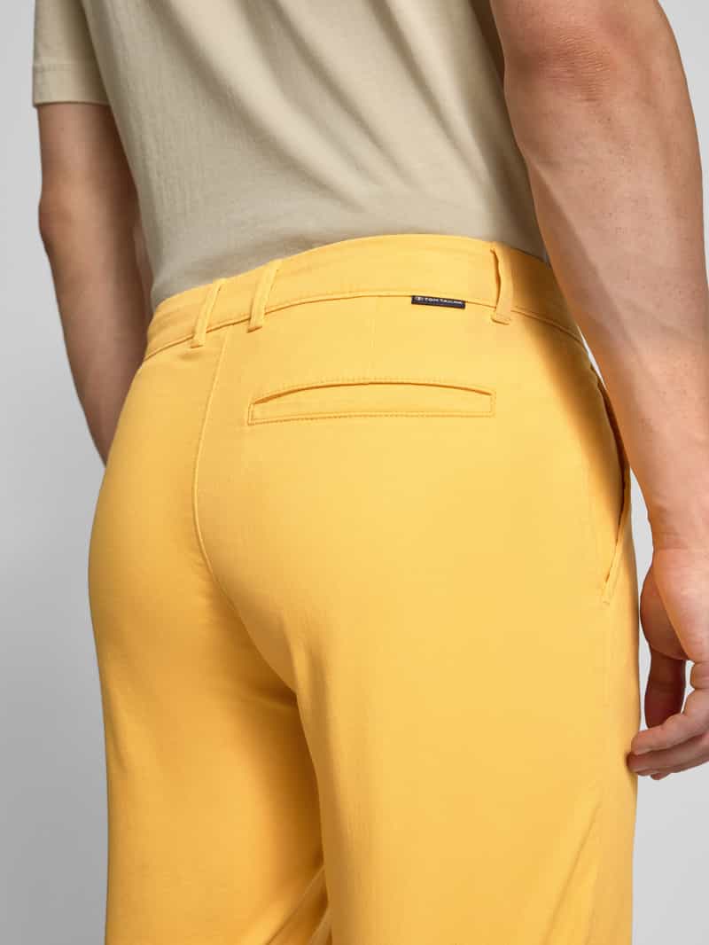 Tom Tailor Slim fit korte chino van katoenmix