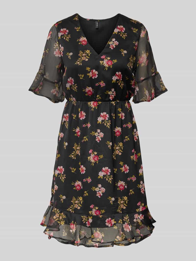 Vero Moda Getailleerde mini-jurk met V-hals model 'SMILLA'