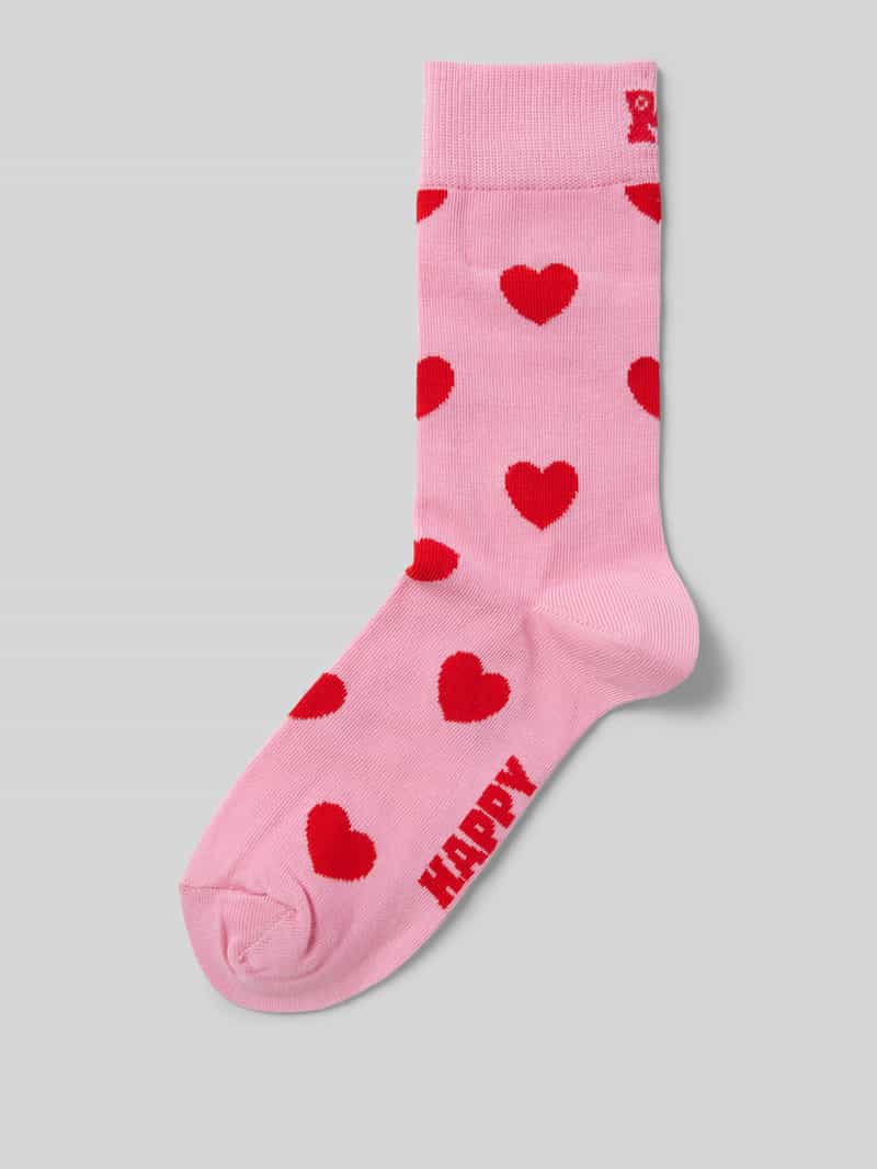 Happy Socks Sokken met stretch model 'Heart'