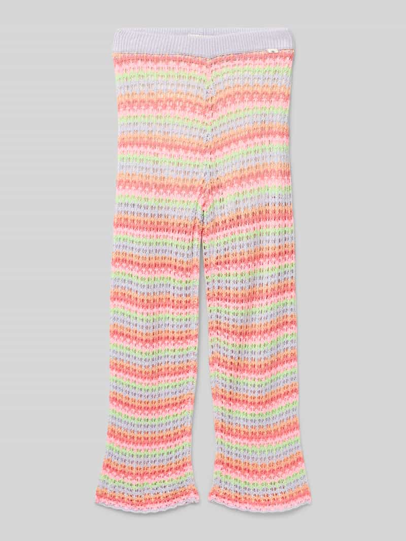Tom Tailor Gebreide wide leg broek van viscosemix