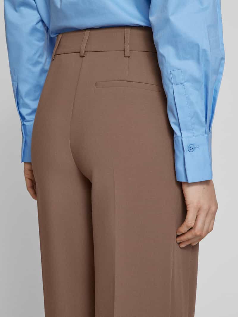 someday Wide leg stoffen broek met persplooien model 'Catsby'