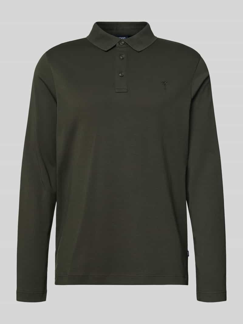 JOOP! Collection Regular fit poloshirt in design met lange mouwen model 'Pero'