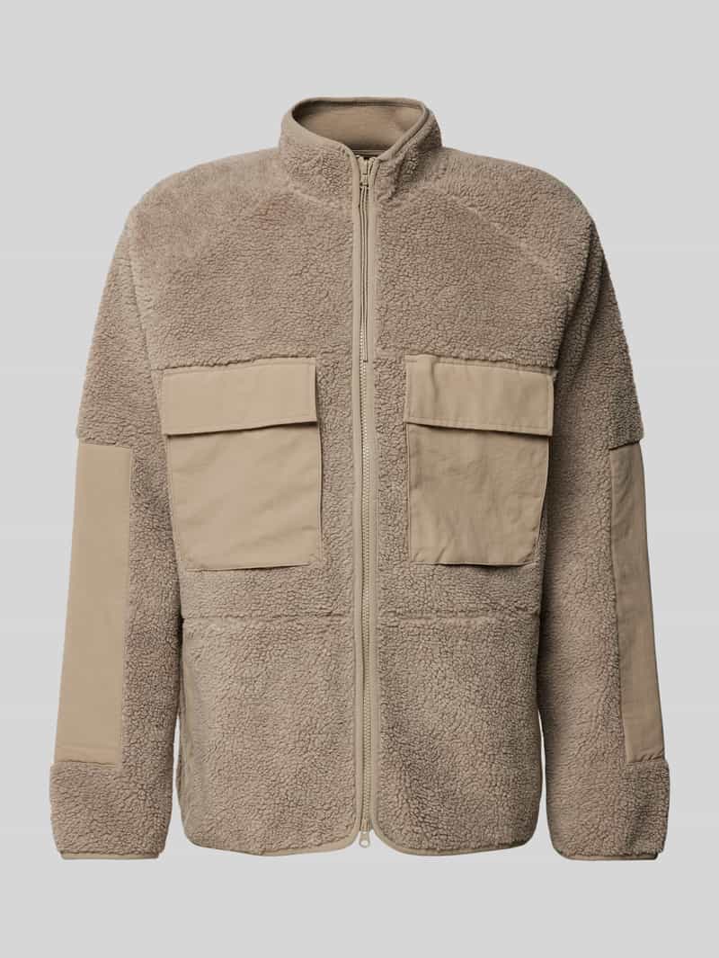 Peak Performance Jack met teddybont en opgestikte klepzakken