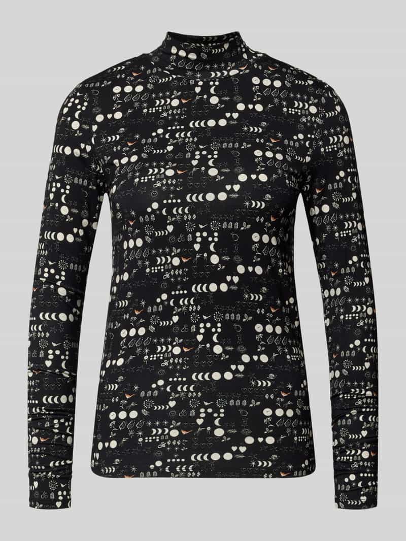 Scotch & Soda Shirt met lange mouwen en opstaande kraag