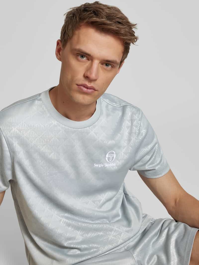 Sergio Tacchini T-shirt met labelstitching