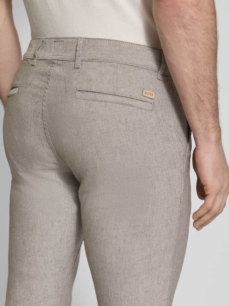 Boss Orange Slim fit chino met achterzakken