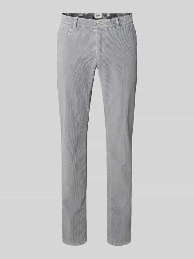 BRAX Slim fit corduroy broek met achterzakken model 'Fabio'