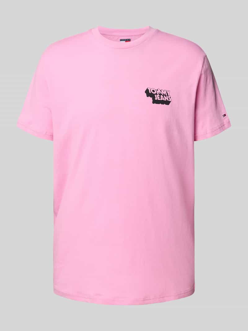 Tommy Jeans Slim fit T-shirt van puur katoen