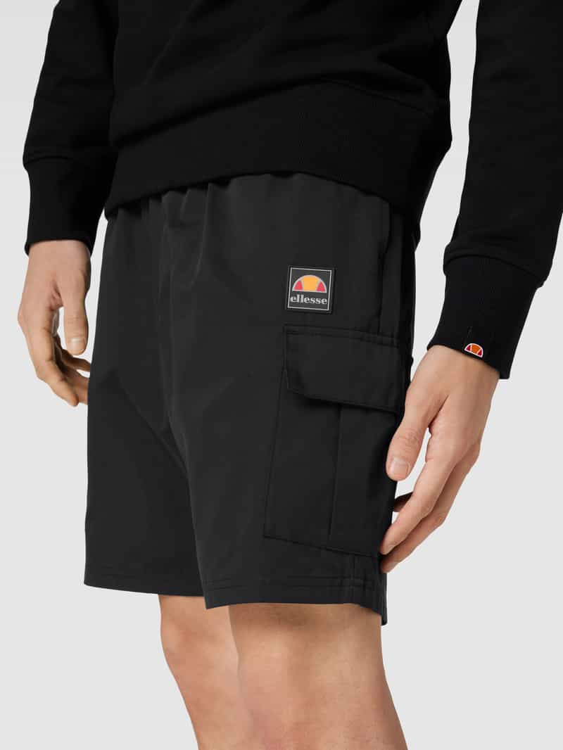 Ellesse Korte regular fit cargobroek met labelbadge model 'CAPRERA'