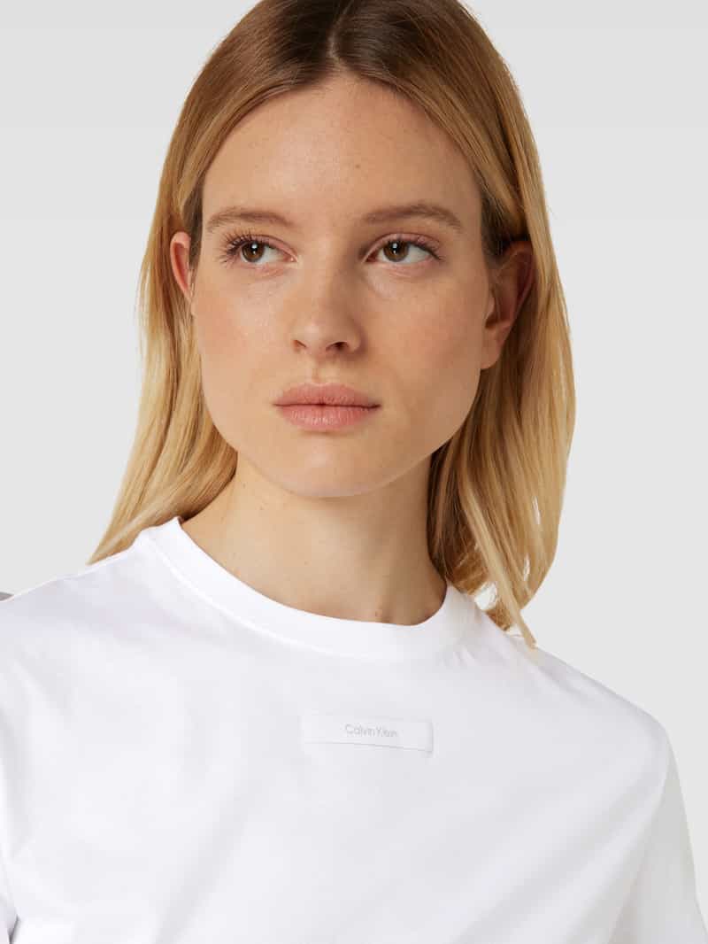 Calvin Klein Womenswear T-shirt met labeldetail