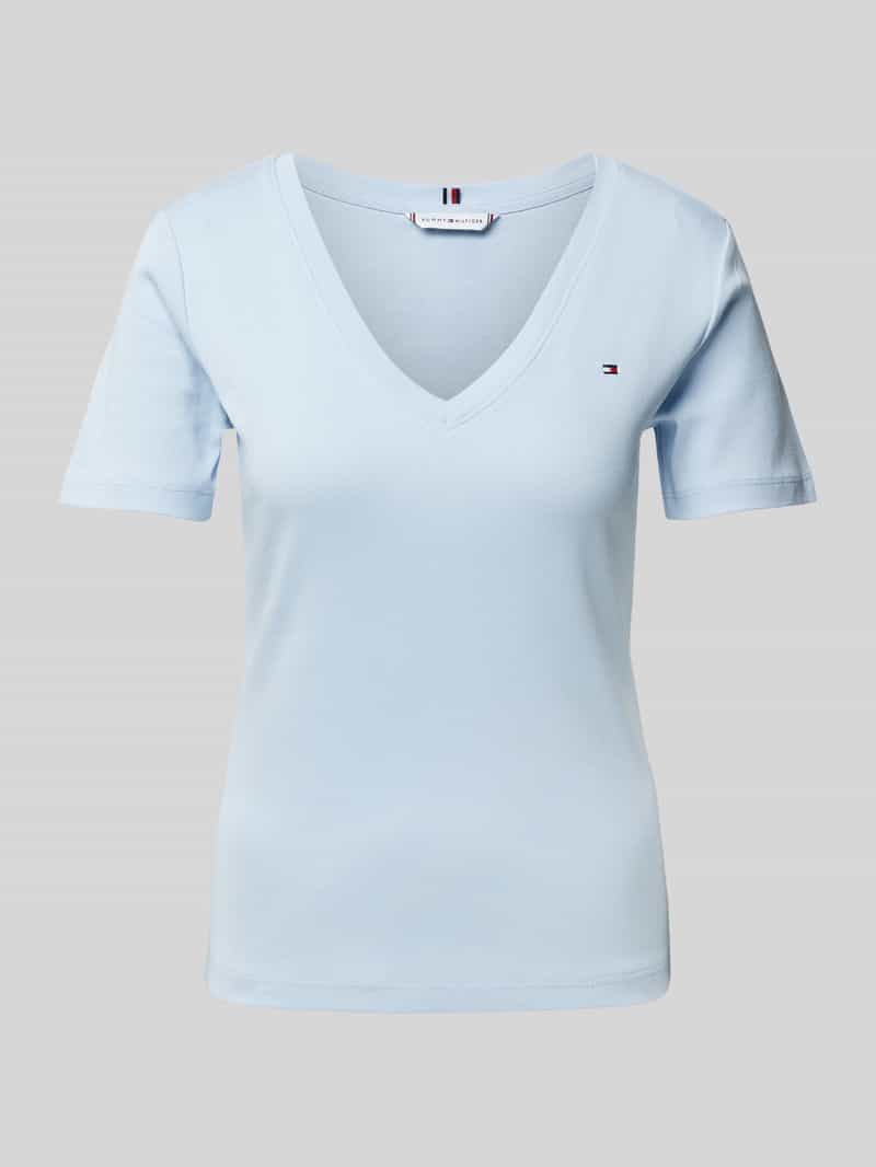 Tommy Hilfiger Slim fit T-shirt met V-hals model 'CODY'