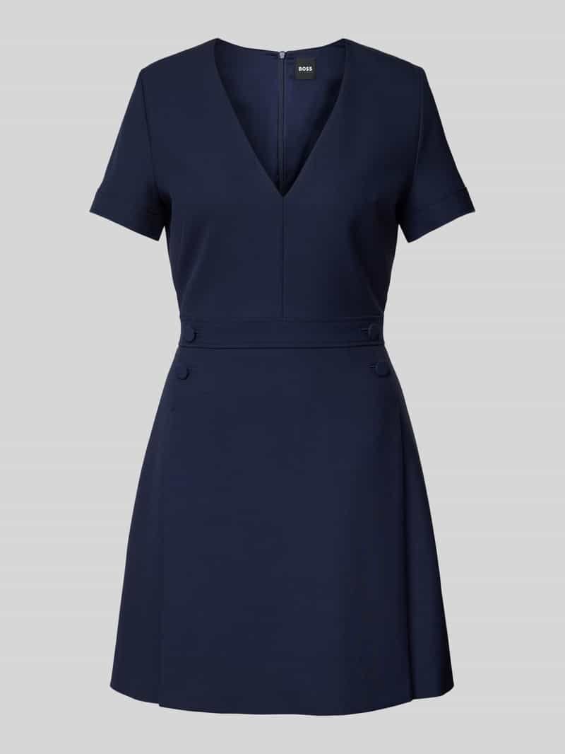 Boss Mini-jurk met sierknopen model 'Dahelga'