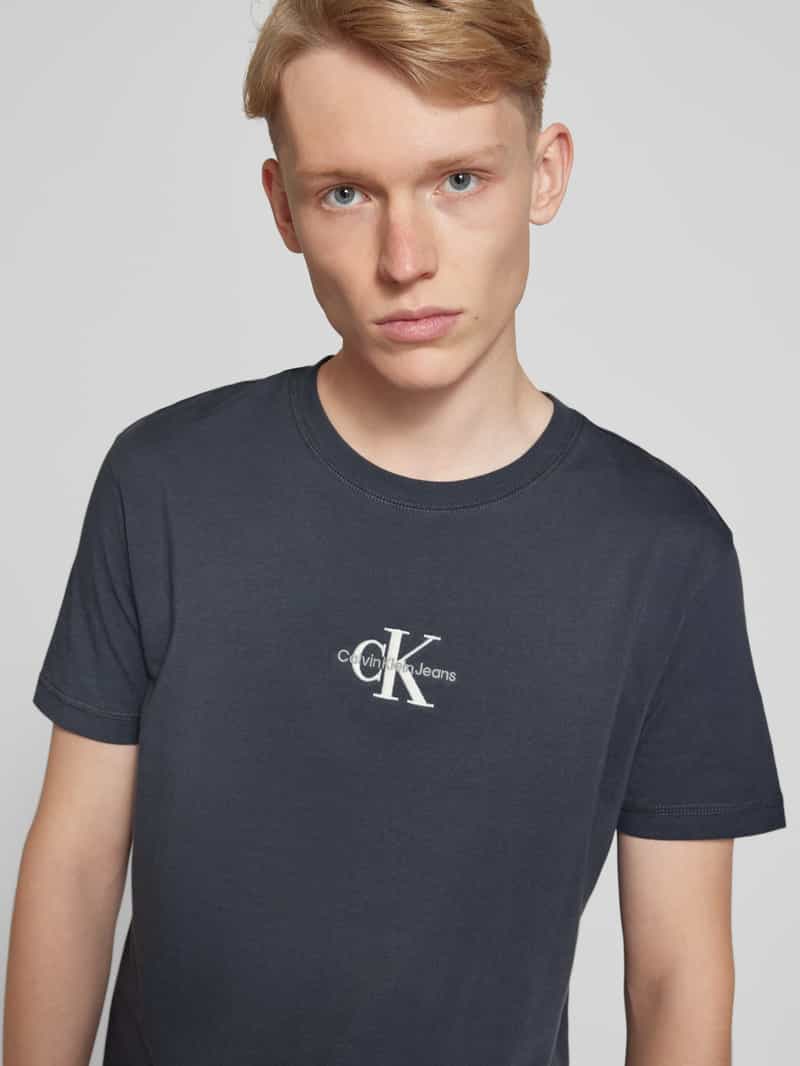 Calvin Klein Jeans T-shirt met labelstitching