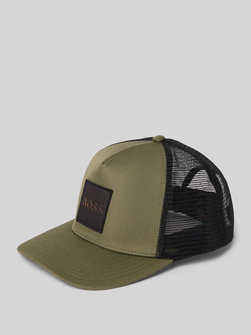 Boss Baseballpet met labeldetail model 'ELLIOT'