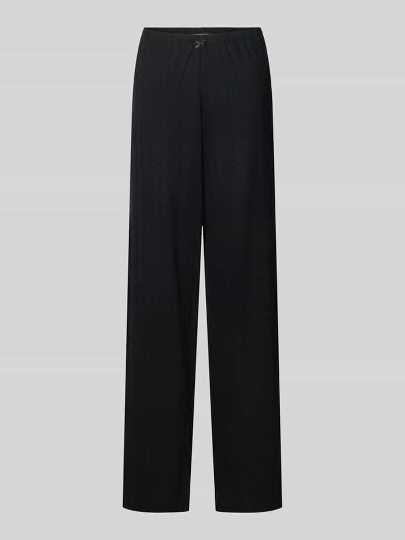 regular fit pyjamabroek in pointelle-look