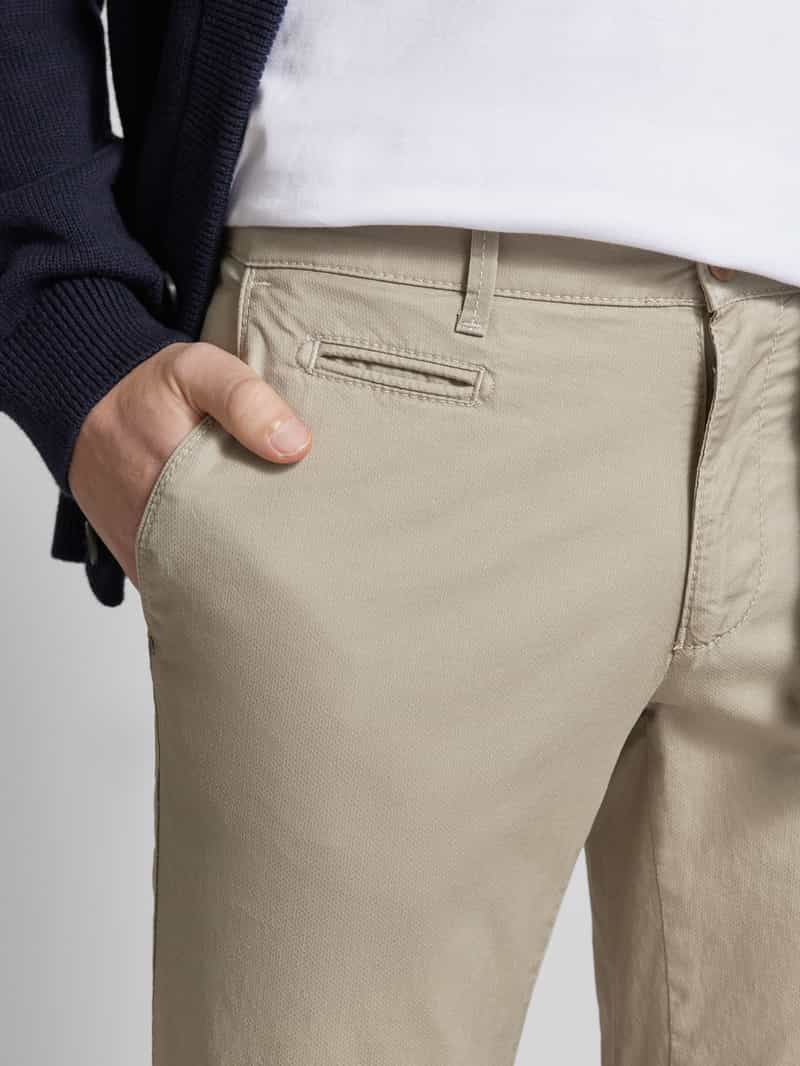 BRAX Regular fit chino met paspelzak model 'FABIO'