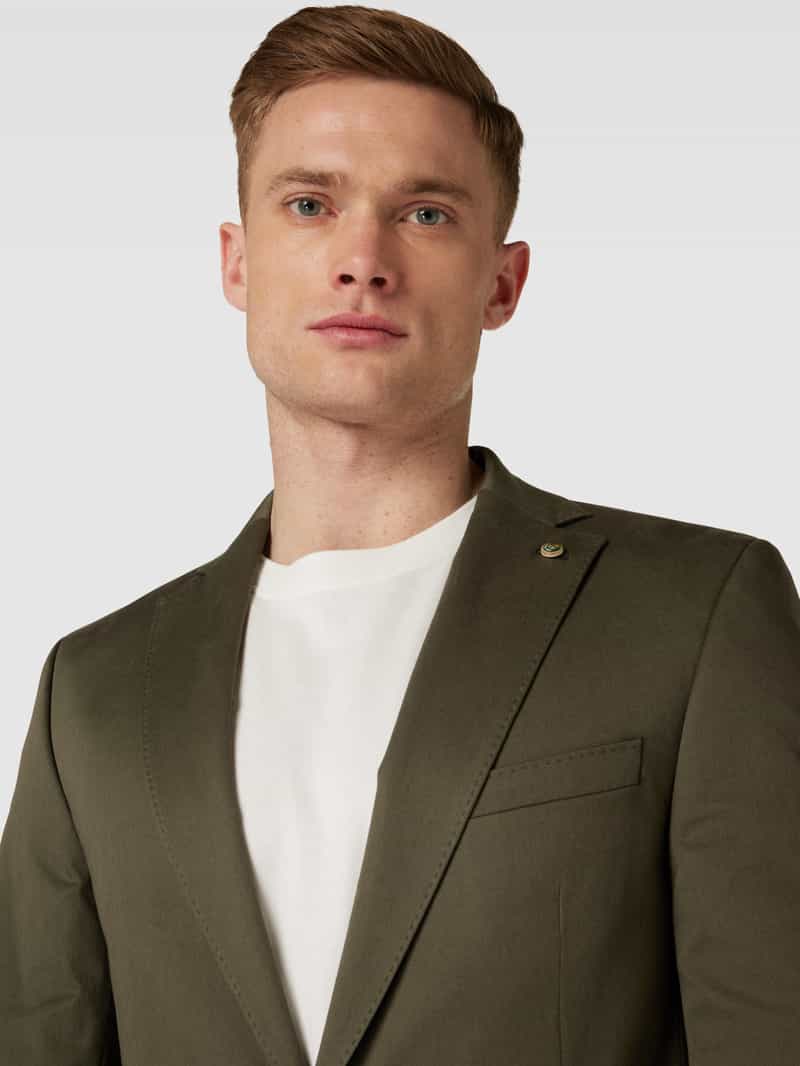 carl gross Slim fit 2-knoops colbert met reverskraag model 'Sander'