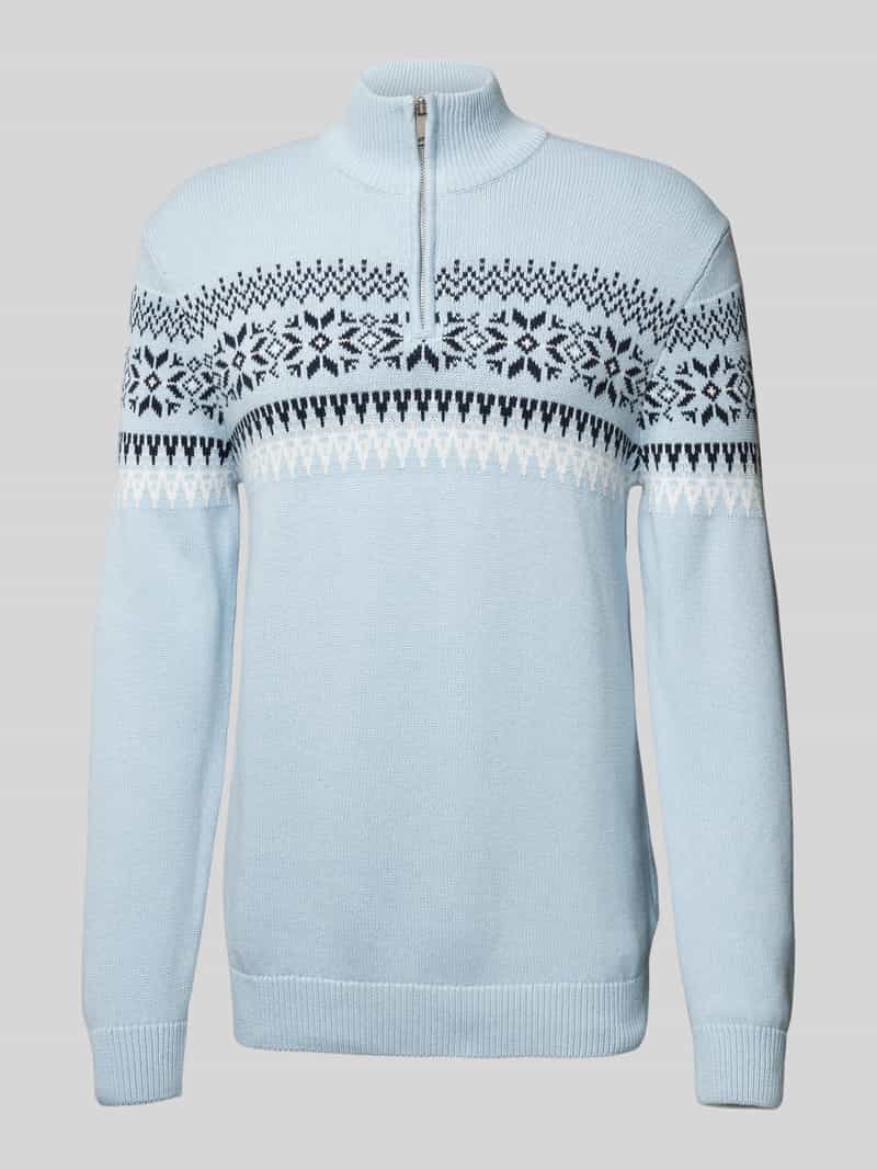 MCNEAL Gebreide pullover met opstaande kraag