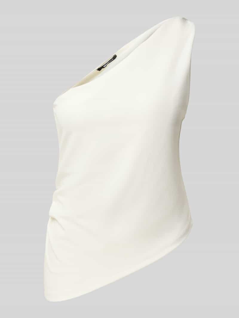 Gina Tricot One shoulder-top met plooien