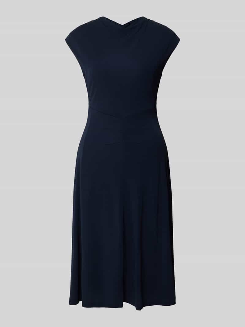 Boss Slim fit midi jurk van viscose-jersey model 'ELAMI'