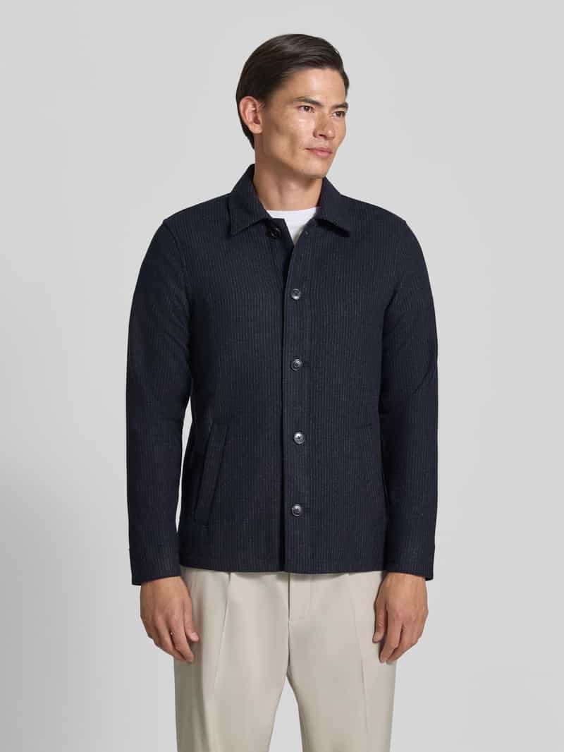Matinique Regular fit overshirt van wolmix